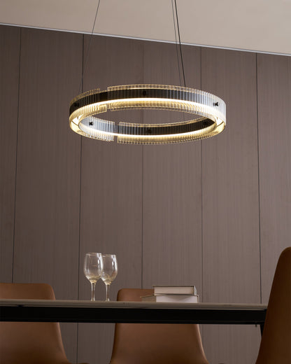 Merope Chandelier - Elegant Crystal Design with Adjustable Brightness