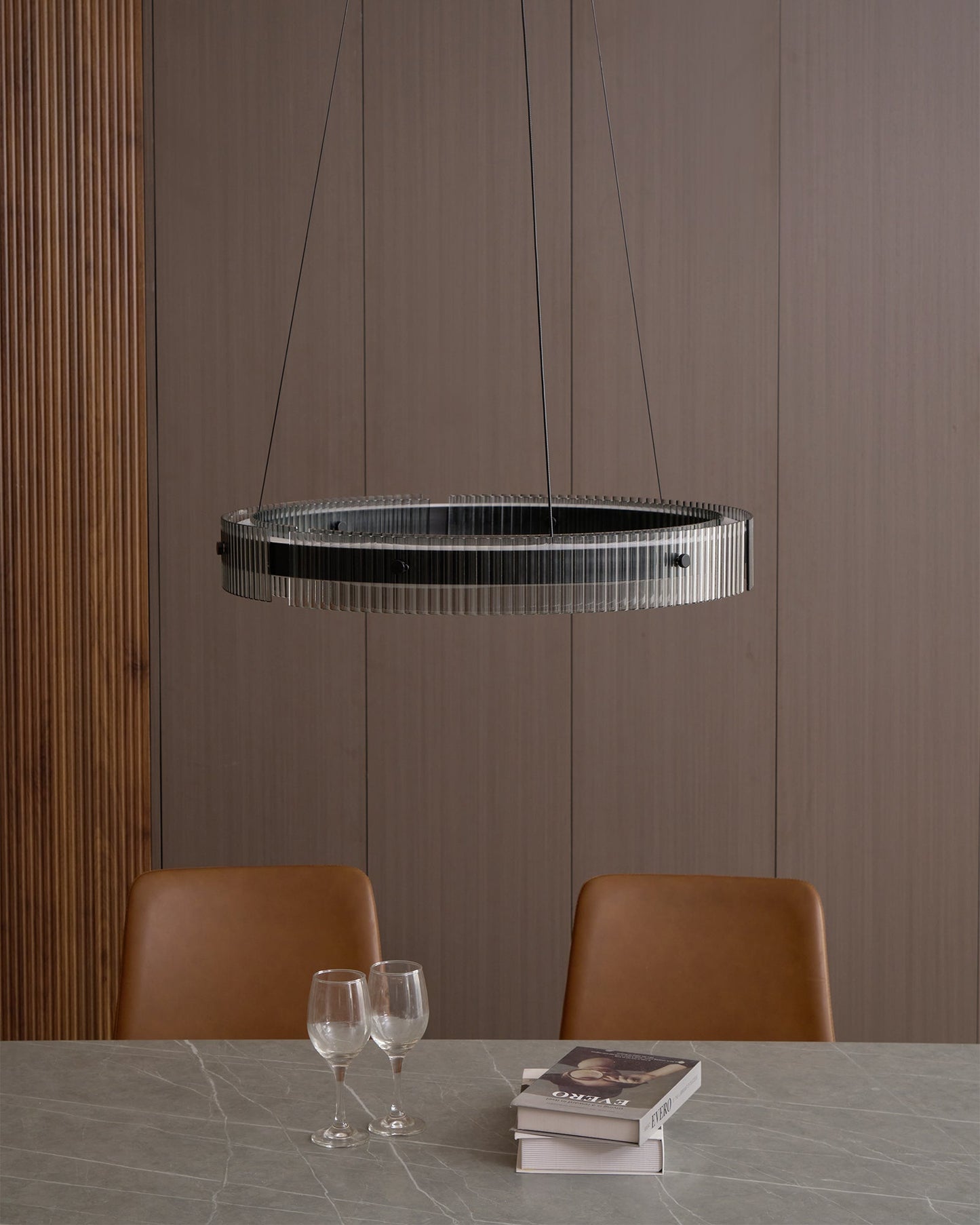 Merope Chandelier - Elegant Crystal Design with Adjustable Brightness