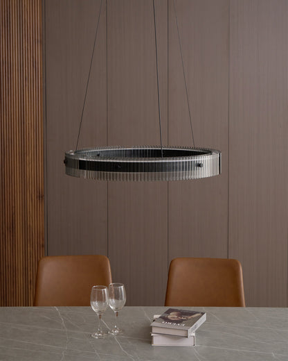 Merope Chandelier - Elegant Crystal Design with Adjustable Brightness