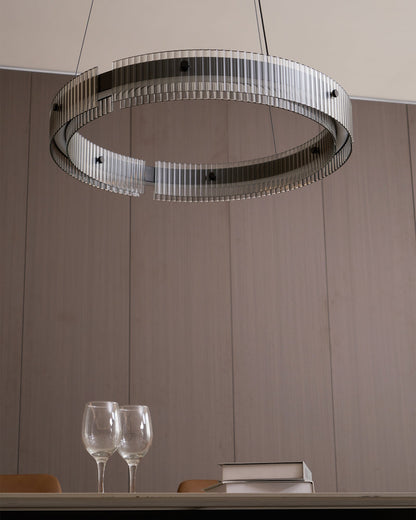 Merope Chandelier - Elegant Crystal Design with Adjustable Brightness