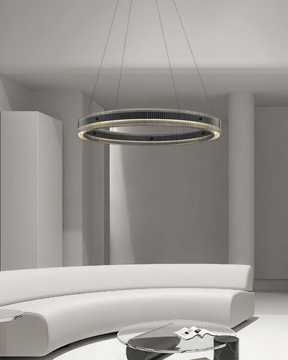 Merope Chandelier - Elegant Crystal Design with Adjustable Brightness