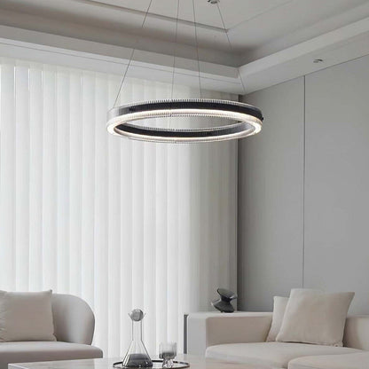 Merope Chandelier - Elegant Crystal Design with Adjustable Brightness