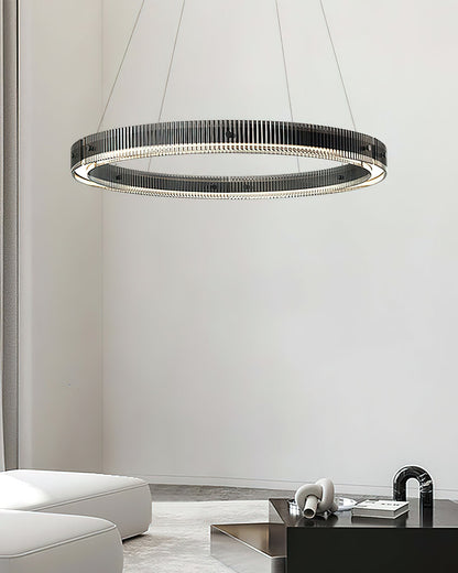 Merope Chandelier - Elegant Crystal Design with Adjustable Brightness