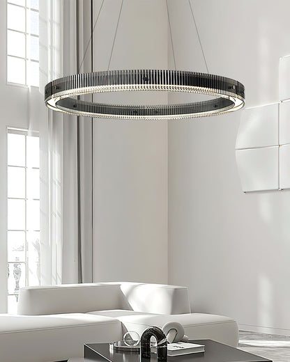 Merope Chandelier - Elegant Crystal Design with Adjustable Brightness