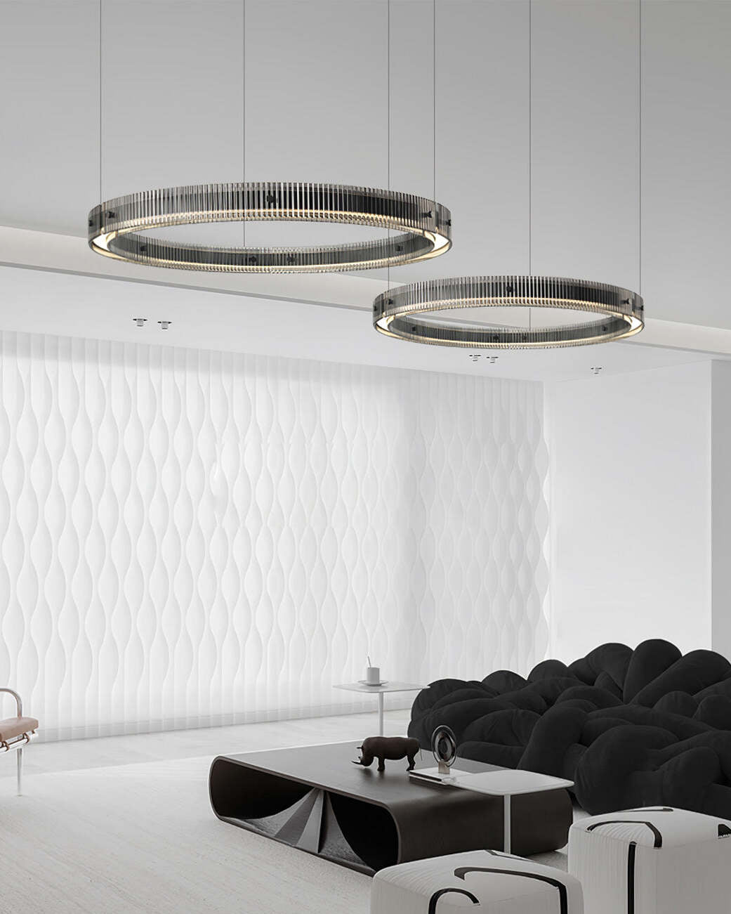 Merope Chandelier - Elegant Crystal Design with Adjustable Brightness