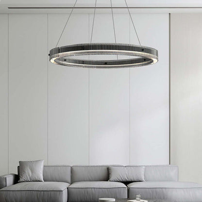 Merope Chandelier - Elegant Crystal Design with Adjustable Brightness