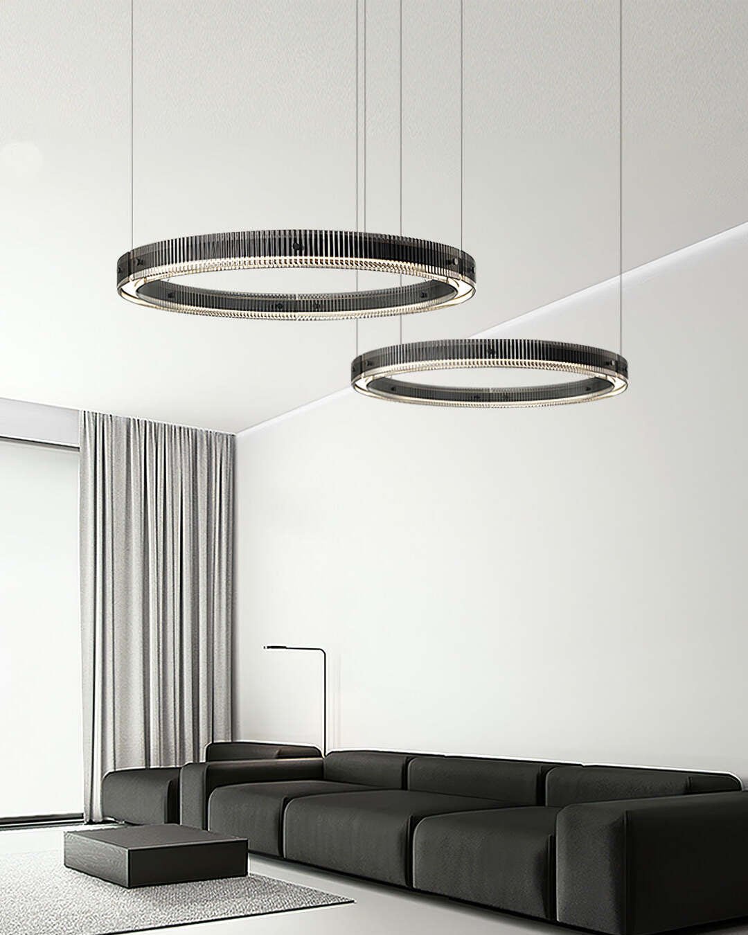 Merope Chandelier - Elegant Crystal Design with Adjustable Brightness