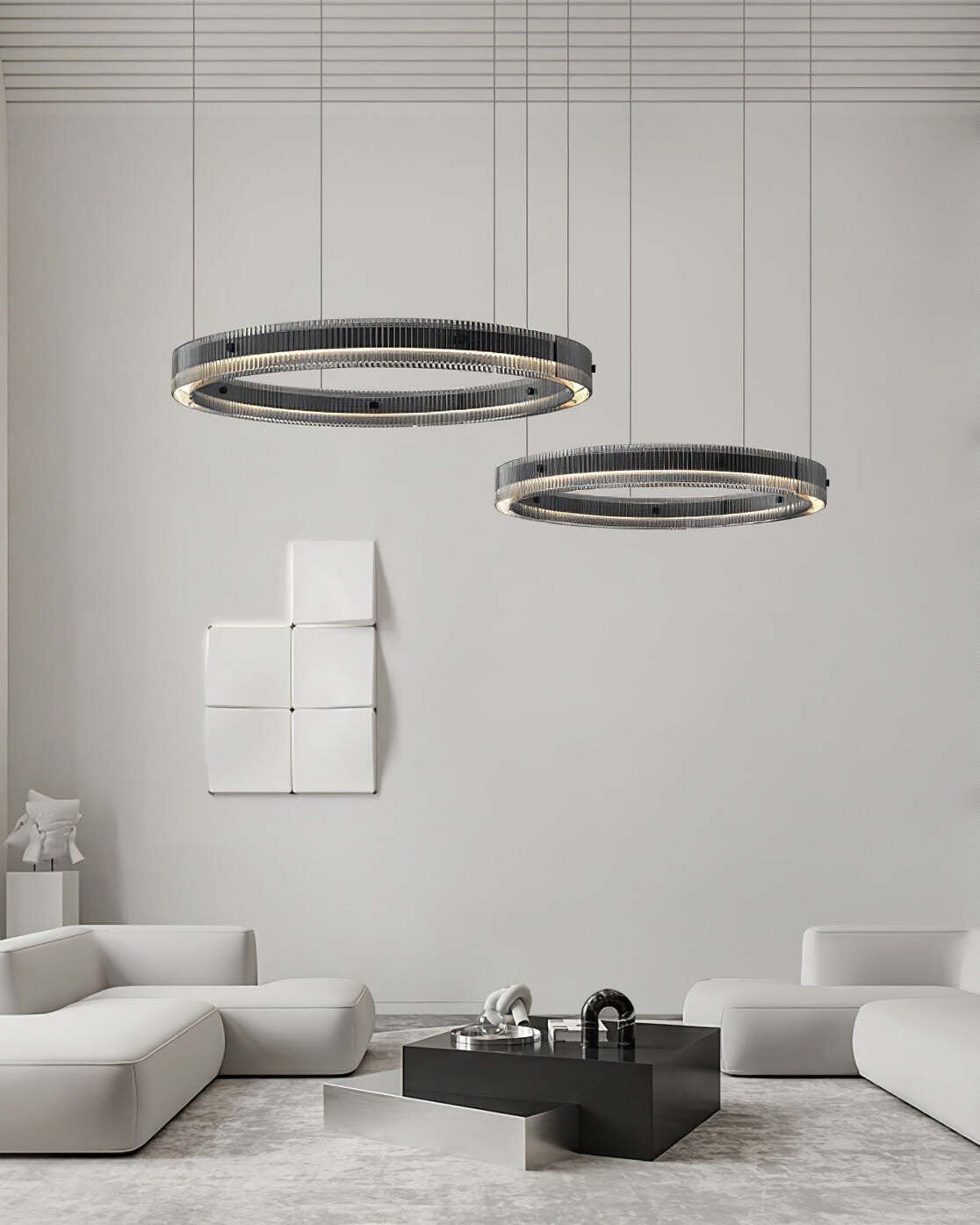Merope Chandelier - Elegant Crystal Design with Adjustable Brightness