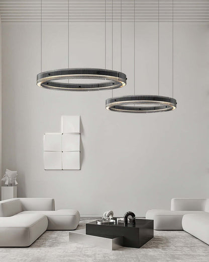 Merope Chandelier - Elegant Crystal Design with Adjustable Brightness