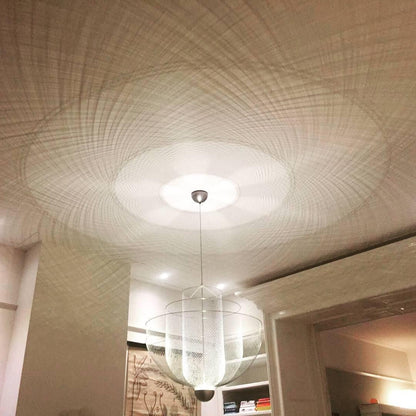 Meshmatics Modern Hanging Lamp with Adjustable Height & LED Bulbs