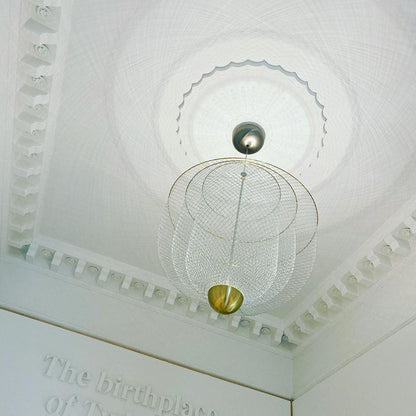 Meshmatics Modern Hanging Lamp with Adjustable Height & LED Bulbs