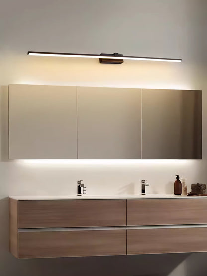 Professional Metal Linear Mirror Wall Light with Dimmable LED and Adju