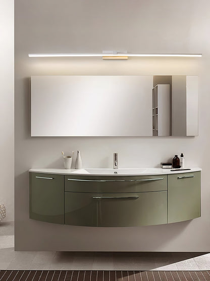 Professional Metal Linear Mirror Wall Light with Dimmable LED and Adju