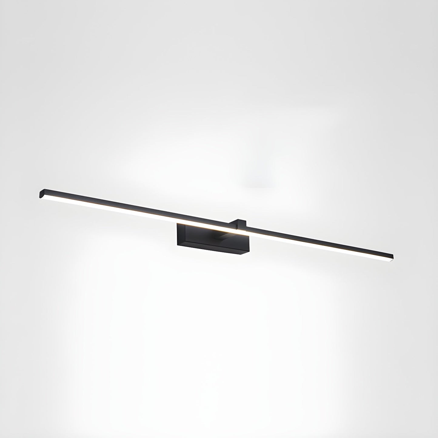 Professional Metal Linear Mirror Wall Light with Dimmable LED and Adju