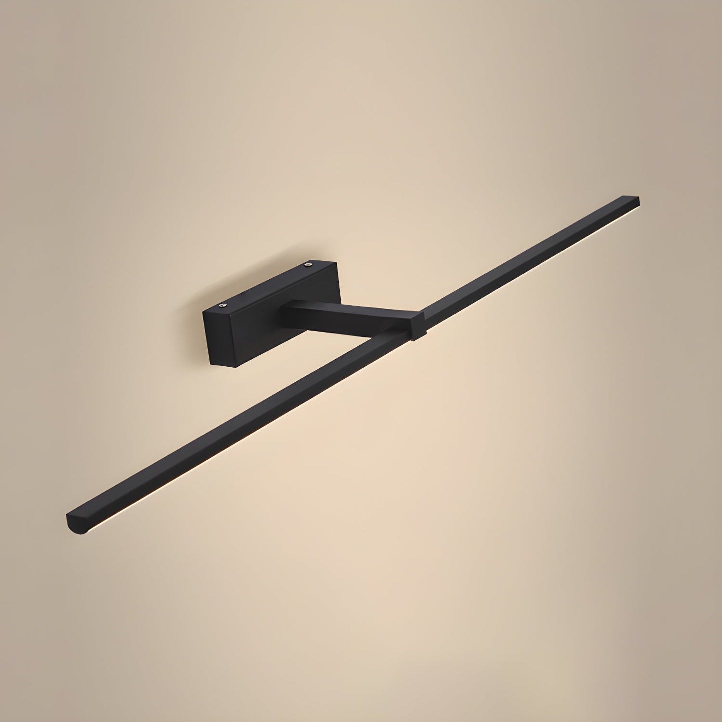 Professional Metal Linear Mirror Wall Light with Dimmable LED and Adju