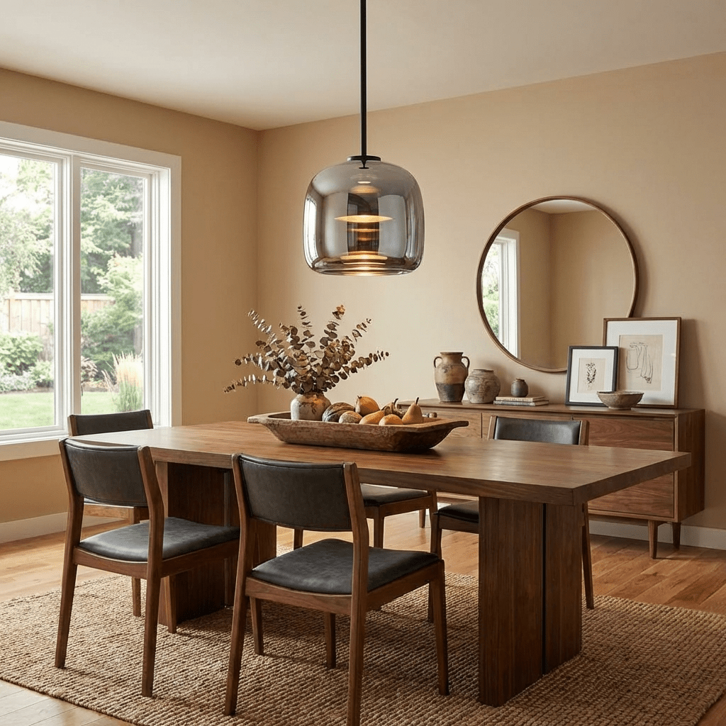 Metro Sphere Glass Pendant Lamp Position 7