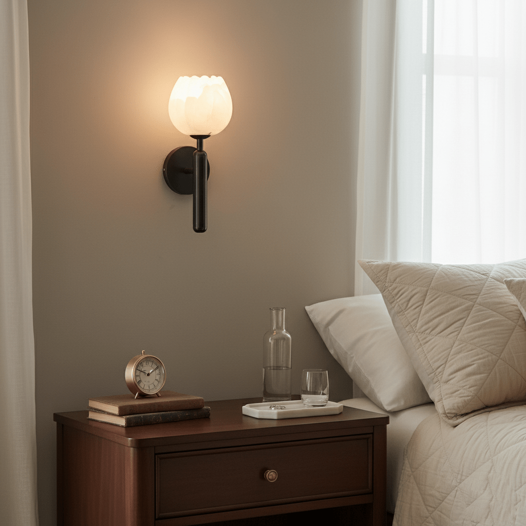 Mian Alabaster Wall Lamp - Elegant Design with Soft Glow & Easy Instal