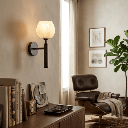 Mian Alabaster Wall Lamp - Elegant Design with Soft Glow & Easy Instal