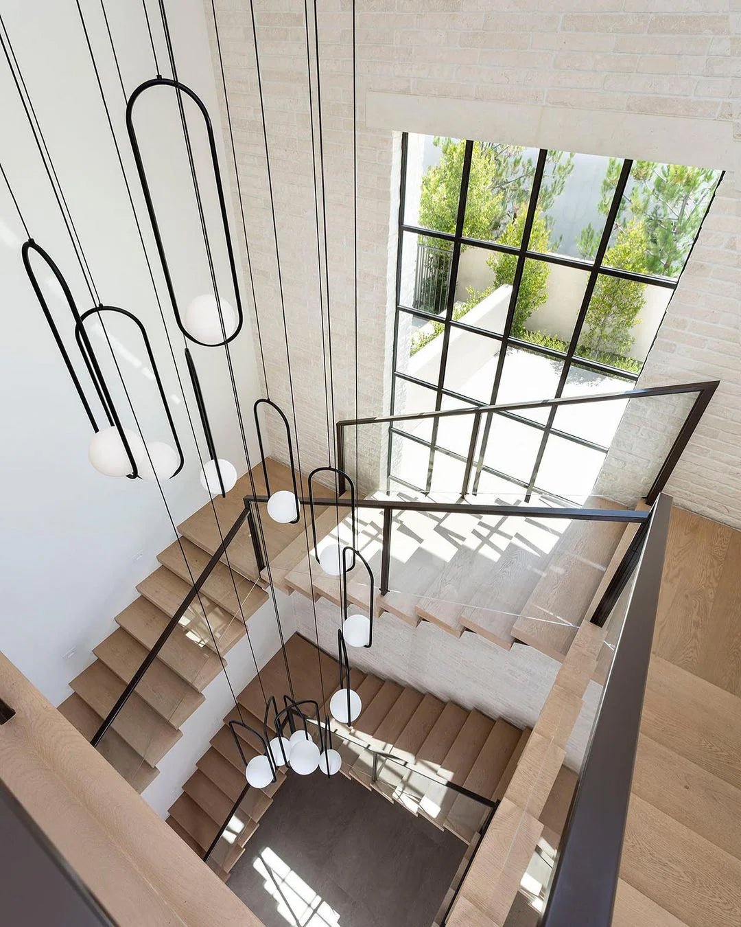 Mila Combination Chandelier - Modern Design with Adjustable Arms & LED