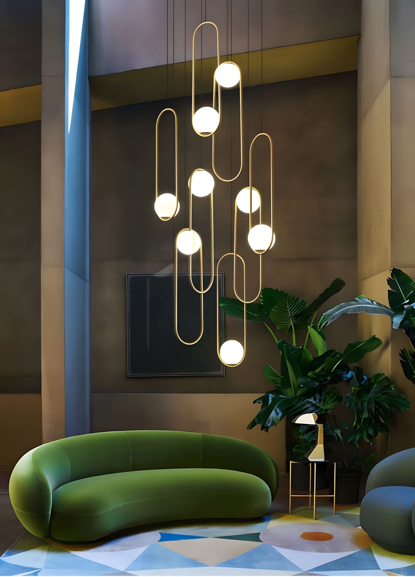 Mila Combination Chandelier - Modern Design with Adjustable Arms & LED
