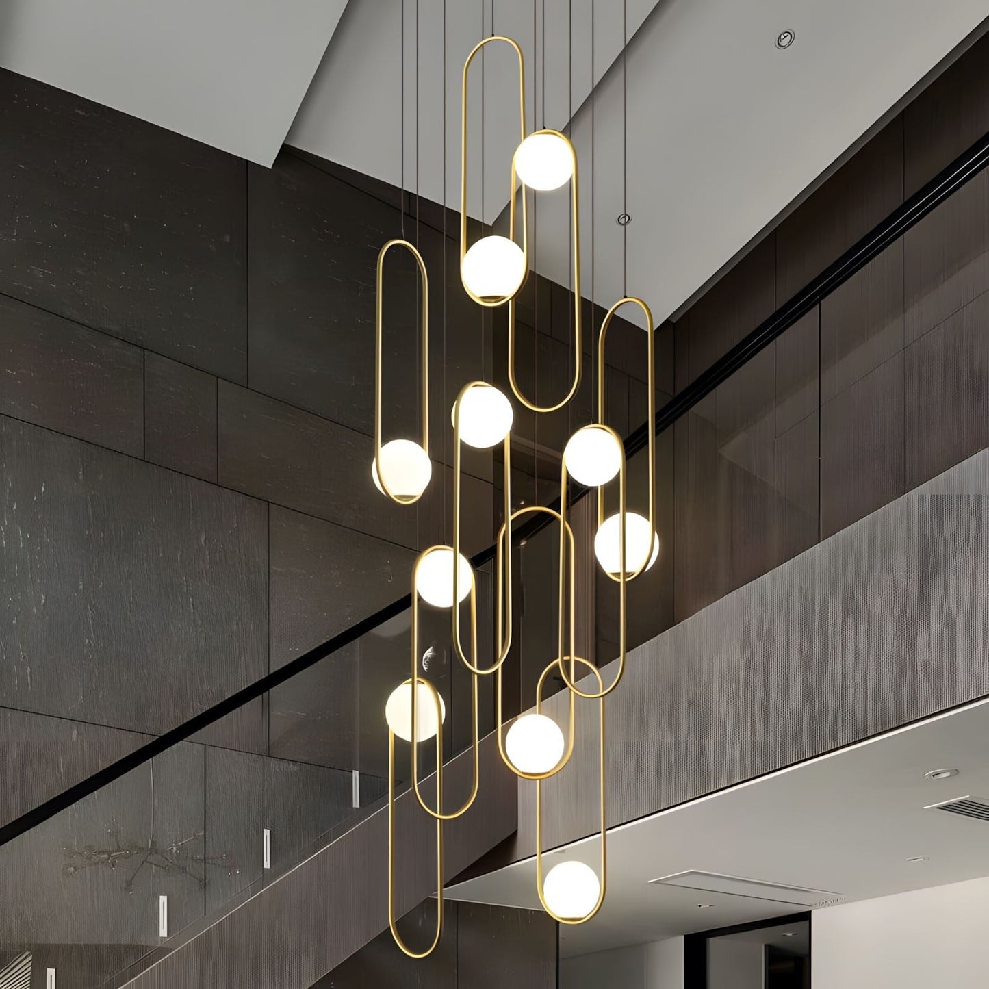Mila Combination Chandelier - Modern Design with Adjustable Arms & LED
