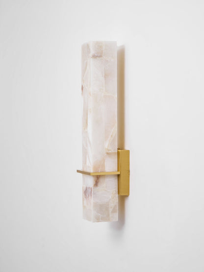 Milan Alabaster Wall Sconce - Elegant Design with Adjustable Brightnes