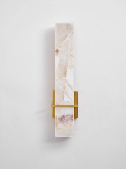 Milan Alabaster Wall Sconce - Elegant Design with Adjustable Brightnes