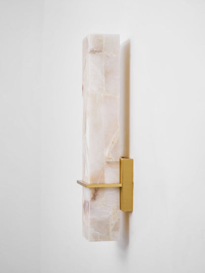 Milan Alabaster Wall Sconce - Elegant Design with Adjustable Brightnes