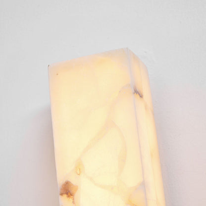 Milan Alabaster Wall Sconce - Elegant Design with Adjustable Brightnes