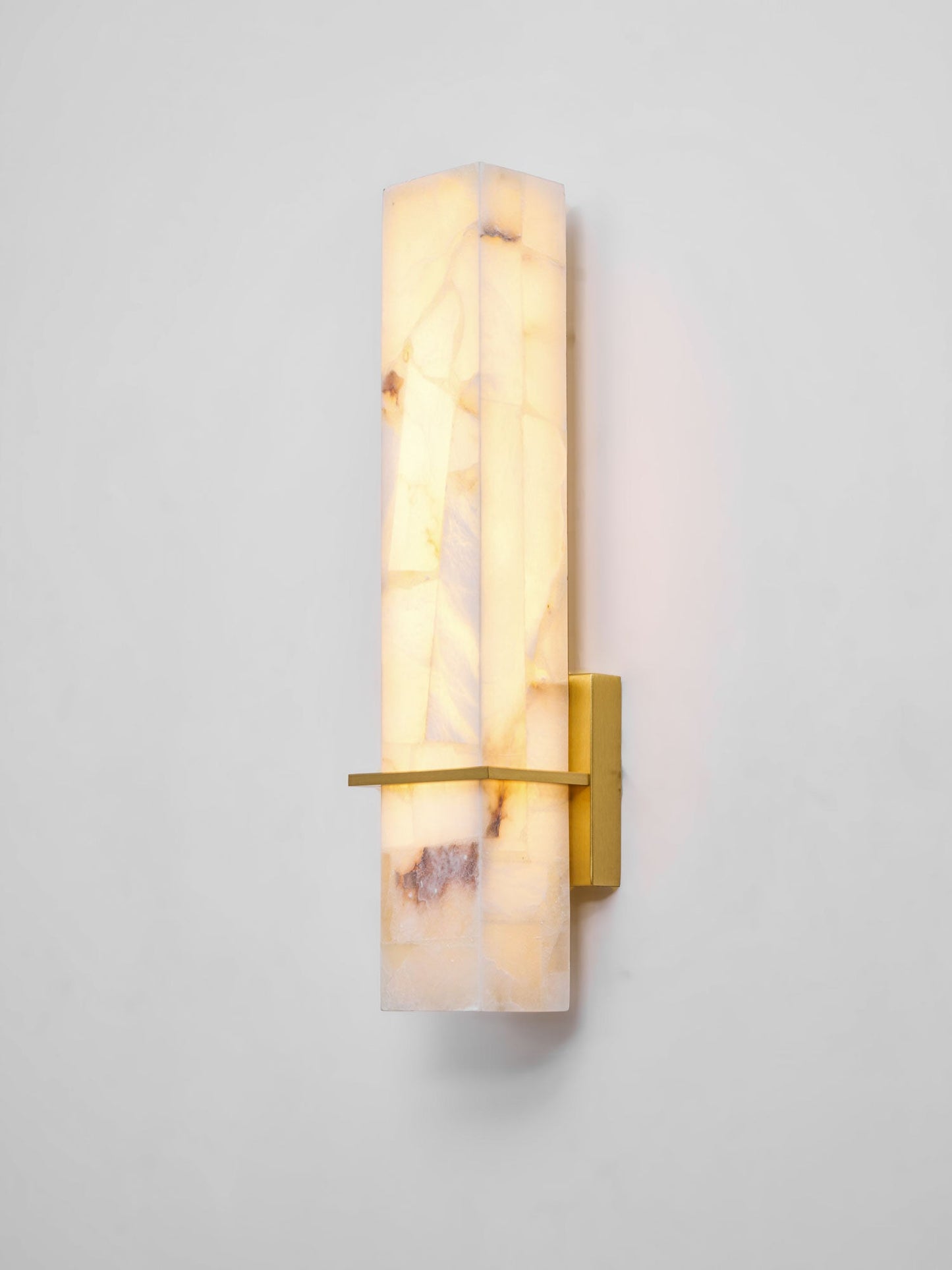 Milan Alabaster Wall Sconce - Elegant Design with Adjustable Brightnes
