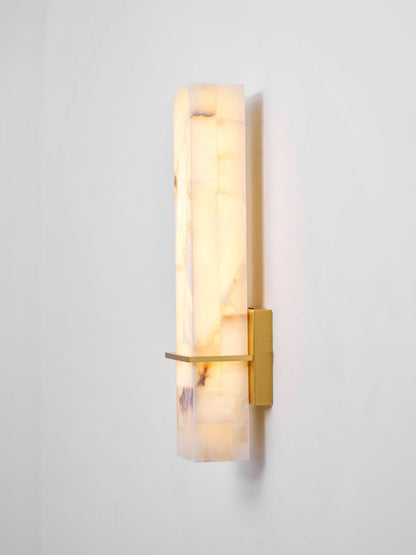 Milan Alabaster Wall Sconce - Elegant Design with Adjustable Brightnes