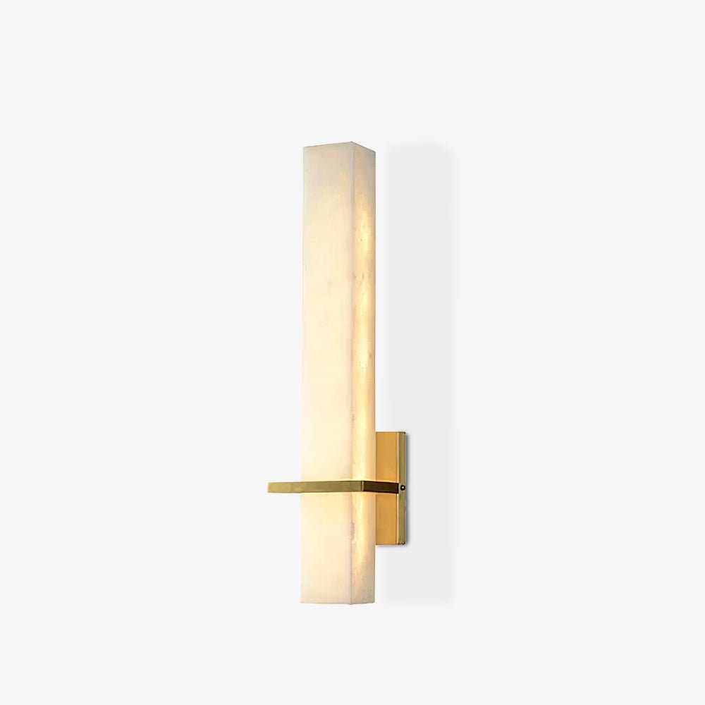 Milan Alabaster Wall Sconce - Elegant Design with Adjustable Brightnes