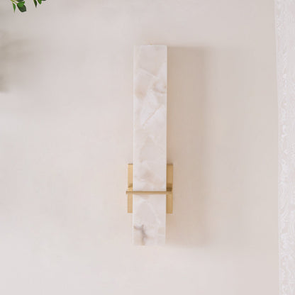 Milan Alabaster Wall Sconce - Elegant Design with Adjustable Brightnes