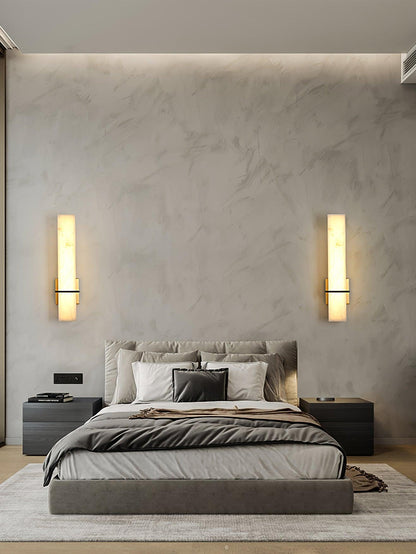 Milan Alabaster Wall Sconce - Elegant Design with Adjustable Brightnes