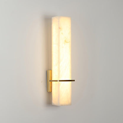 Milan Alabaster Wall Sconce - Elegant Design with Adjustable Brightnes