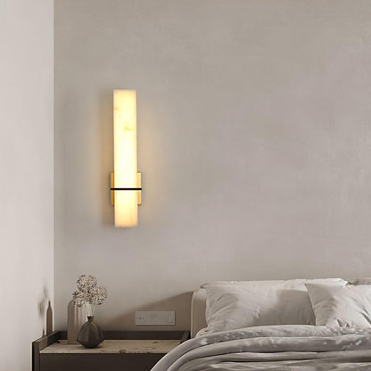 Milan Alabaster Wall Sconce - Elegant Design with Adjustable Brightnes