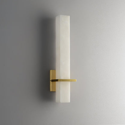 Milan Alabaster Wall Sconce - Elegant Design with Adjustable Brightnes