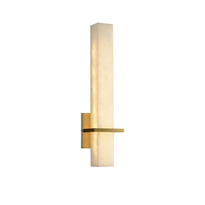 Milan Alabaster Wall Sconce - Elegant Design with Adjustable Brightnes