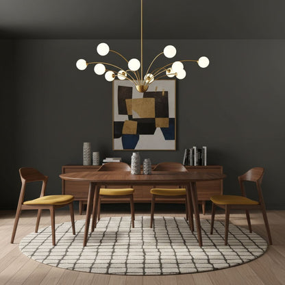 Millender Chandelier - Elegant 6-Light Design with Adjustable Height