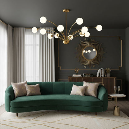 Millender Chandelier - Elegant 6-Light Design with Adjustable Height