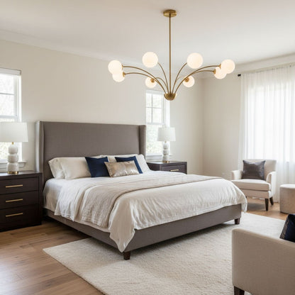 Millender Chandelier - Elegant 6-Light Design with Adjustable Height