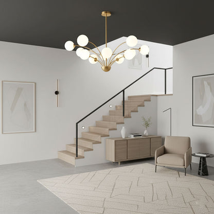 Millender Chandelier - Elegant 6-Light Design with Adjustable Height