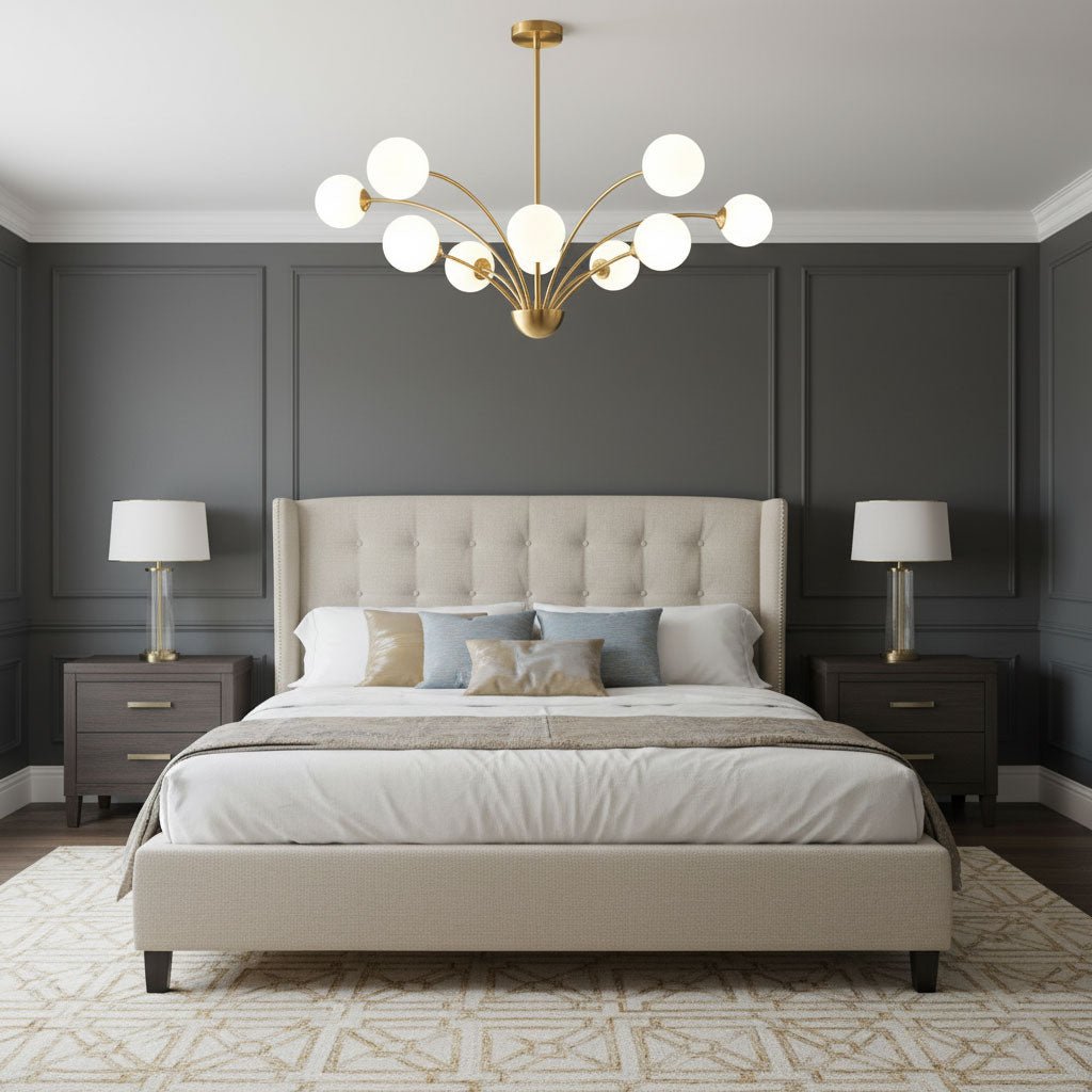 Millender Chandelier - Elegant 6-Light Design with Adjustable Height