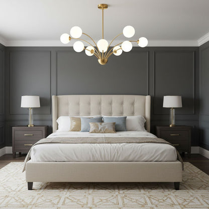 Millender Chandelier - Elegant 6-Light Design with Adjustable Height