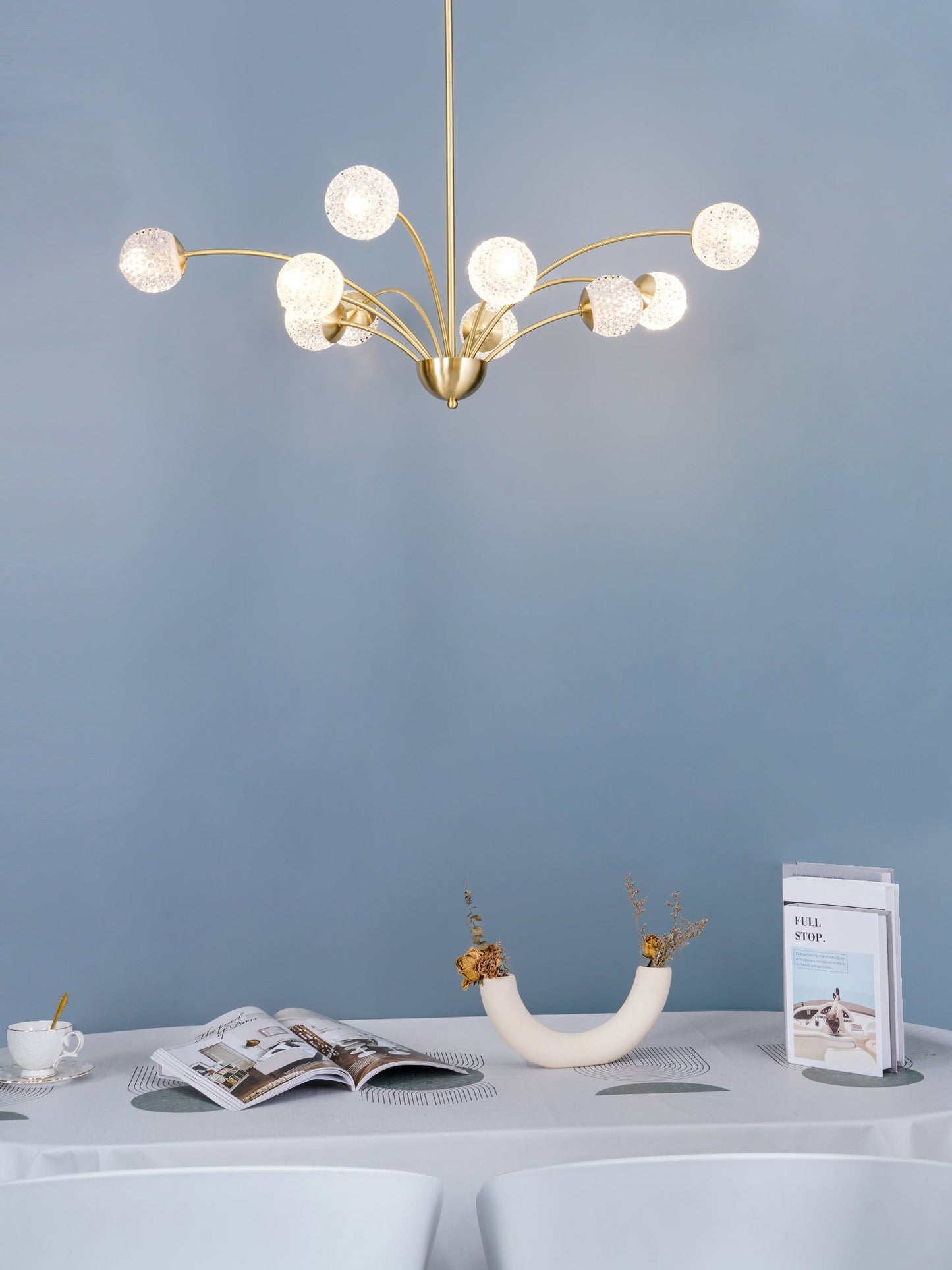 Millender Chandelier - Elegant 6-Light Design with Adjustable Height