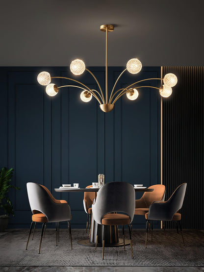 Millender Chandelier - Elegant 6-Light Design with Adjustable Height