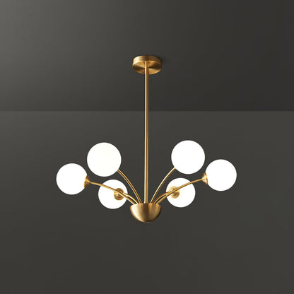 Millender Chandelier - Elegant 6-Light Design with Adjustable Height