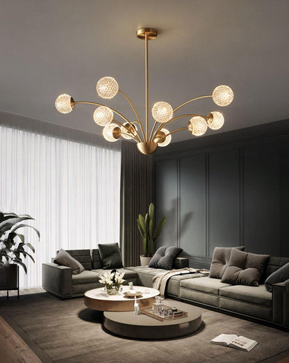 Millender Chandelier - Elegant 6-Light Design with Adjustable Height