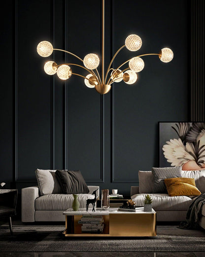Millender Chandelier - Elegant 6-Light Design with Adjustable Height