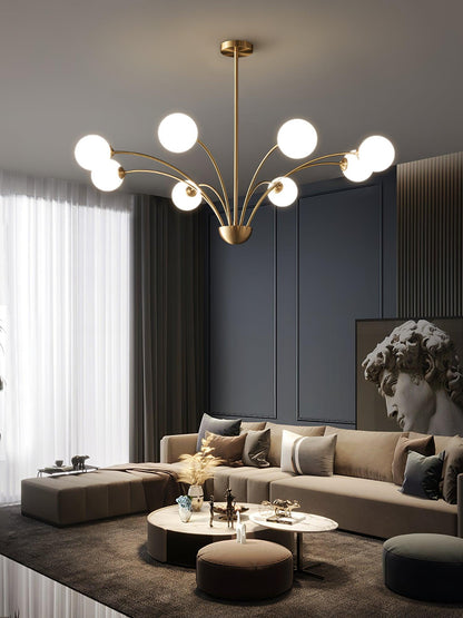 Millender Chandelier - Elegant 6-Light Design with Adjustable Height